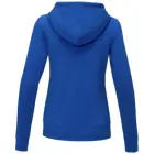 Theron damska bluza z kapturem zapinana na zamek kolor niebieski / XL