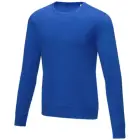 Zenon męska bluza z okrągłym dekoltem kolor niebieski / XL