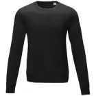 Zenon męska bluza z okrągłym dekoltem kolor czarny / XS