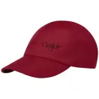 Cerus 6-panelowa luźna czapka z daszkiem kolor czerwony