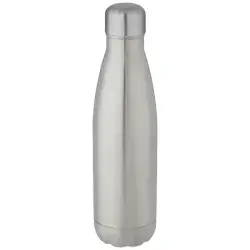 Cove butelka o pojemności 500 ml wykonana ze stali nierdzewnej z recyklingu z miedzianą izolacją próżniową posiadająca certyf kolor szary