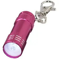 Brelok z latarką Astro - kolor różowy