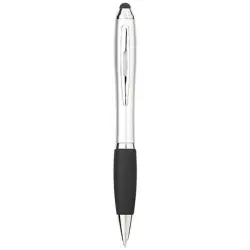 Długopis ze stylusem Nash - czarna gumka