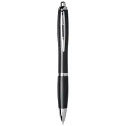 Długopis Nash ze słomy pszenicznej z chromowaną skuwką kolor czarny