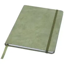 Notatnik Breccia w formacie A5 z papierem z kamienia - kolor zielony
