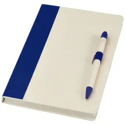 Dairy Dream zestaw z notatnikiem A5 i długopisem kolor niebieski
