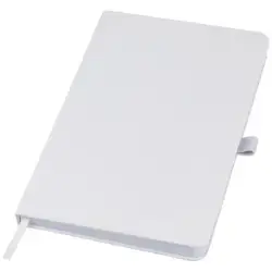 Fabianna notatnik w twardej okładce z papieru gniecionego kolor biały