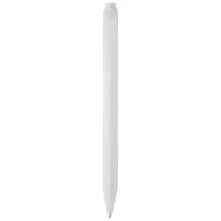 Fabianna długopis z papieru gniecionego kolor biały