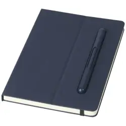 Skribo zestaw notatnika z długopisem kolor niebieski