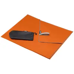 Pieter niezwykle lekki i szybko schnący ręcznik o wymiarach 100x180 cm z certyfikatem GRS kolor pomarańczowy