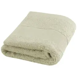 Sophia bawełniany ręcznik kąpielowy o gramaturze 450 g/m² i wymiarach 30 x 50 cm - szary