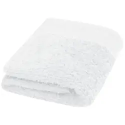 Chloe bawełniany ręcznik kąpielowy o gramaturze 550 g/m² i wymiarach 30 x 50 cm - biały