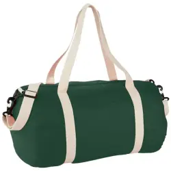 Bawełniana torba sportowa Barrel - kolor zielony