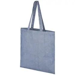 Torba na zakupy Pheebs z bawełny z recyklingu 180 g/m² - kolor niebieski