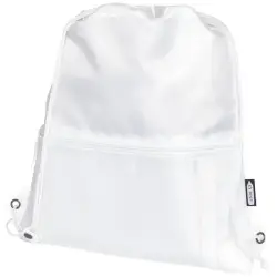 Adventure termoizolowana torba ściągana sznurkiem o pojemności 9 l z materiału z recyklingu z certyfikatem GRS - biały