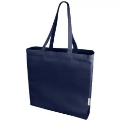 Odessa torba na zakupy z materiału z recyklingu o gramaturze 220 g/m² kolor niebieski
