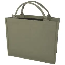 Page torba na zakupy z materiału z recyklingu o gramaturze 500 g/m² kolor zielony