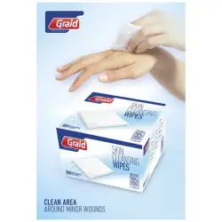 Elisabeth 100 sztuk mokrych chusteczek higienicznych w pudełku - kolor biały