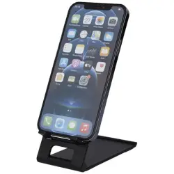Rise smukły aluminiowy stojak na telefon - czarny