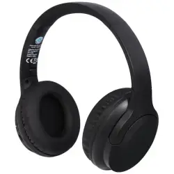 Loop słuchawki Bluetooth® z tworzyw sztucznych pochodzących z recyklingu - czarny