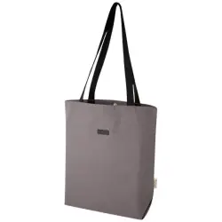 Joey uniwersalna torba na zakupy o pojemności 14 l z płótna z recyklingu z certyfikatem GRS kolor szary