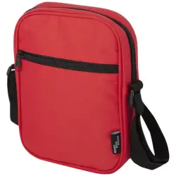 Byron torba na ramię o pojemności 2 l wykonana z materiałów z recyklingu z certyfikatem GRS kolor czerwony