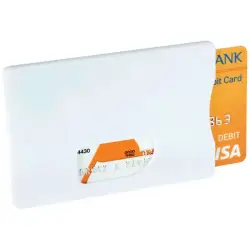 Futerał ochronny na karty kredytowe RFID - kolor biały