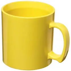 Kubek Standard wykonany z tworzywa sztucznego o pojemności 300 ml - kolor żółty