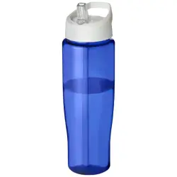 Bidon H2O Tempo® o pojemności 700 ml z wieczkiem z słomką - kolor niebieski