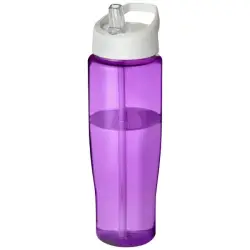 Bidon H2O Tempo® o pojemności 700 ml z wieczkiem z słomką - kolor fioletowy