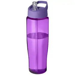Bidon H2O Tempo® o pojemności 700 ml z wieczkiem z słomką - kolor fioletowy