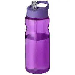 Bidon H2O Base® o pojemności 650 ml z wieczkiem z słomką - kolor fioletowy