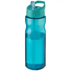 Bidon H2O Base® o pojemności 650 ml z wieczkiem z słomką - niebieski
