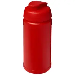 Bidon Baseline® Plus o pojemności 500 ml z wieczkiem zaciskowym - kolor czerwony