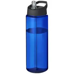 Bidon H2O Vibe o pojemności 850 ml z wieczkiem z dzióbkiem kolor niebieski i czarny