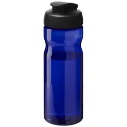 Bidon H2O Eco o pojemności 650 ml z wieczkiem zaciskowym kolor niebieski i czarny