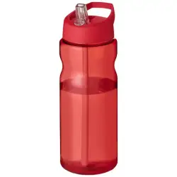 Bidon H2O Eco o pojemności 650 ml z wieczkiem z dzióbkiem - czerwony