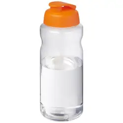 H2O Active® Big Base bidon z wieczkiem zaciskowym o pojemności 1 litra kolor pomarańczowy