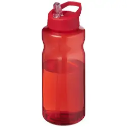 H2O Active® Eco Big Base bidon o pojemności 1 litra z wieczkiem z dzióbkiem kolor czerwony