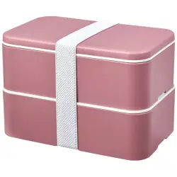 MIYO Renew dwuczęściowy lunchbox kolor różowy