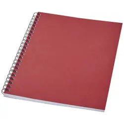 Desk-Mate® kołonotatnik A5 kolor czerwony