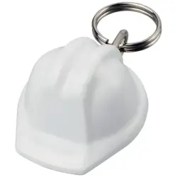 Kolt brelok do kluczy z materiałów z recyklingu w kształcie kasku kolor biały