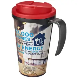 Brite-Americano® Grande 350 ml mug with spill-proof lid - kolor czarny