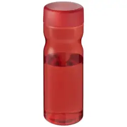 H2O Active® Eco Base 650 ml screw cap water bottle - czerwony