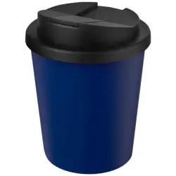 Kubek Americano® Espresso z recyklingu o pojemności 250 ml z pokrywą odporną na zalanie kolor niebieski