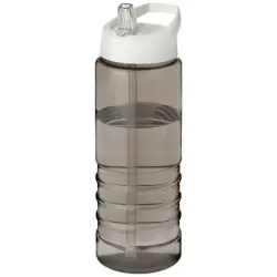 H2O Active® Eco Treble bidon z pokrywką z tutką o pojemności 750 ml - biały