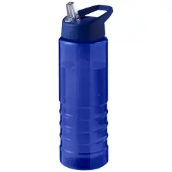 H2O Active® Eco Treble bidon z pokrywką z tutką o pojemności 750 ml - niebieski