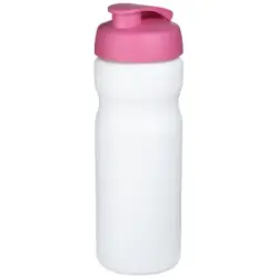 Bidon Baseline® Plus o pojemności 650 ml z otwieranym wieczkiem kolor biały i różowy