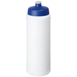 Bidon Baseline® Plus o pojemności 750 ml ze sportowym wieczkiem i uchwytem kolor biały i niebieski