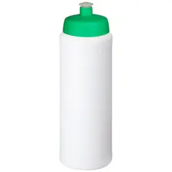 Bidon Baseline® Plus o pojemności 750 ml ze sportowym wieczkiem i uchwytem kolor biały i zielony